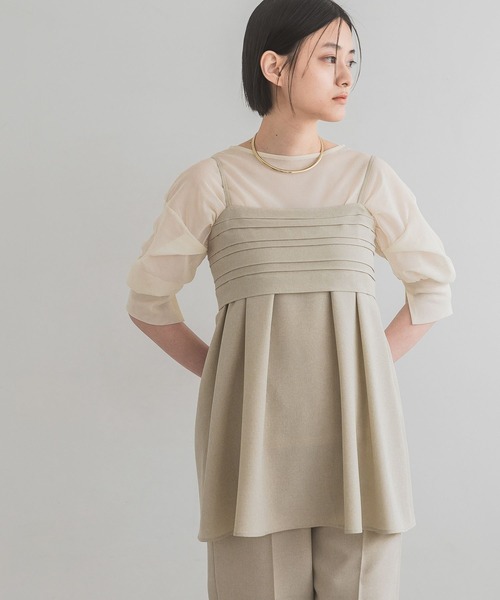 A part by tシャツ 「追加2」チュールパフプルオーバー_半袖