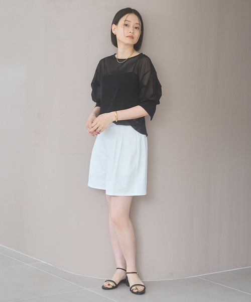 A part by tシャツ 「追加2」チュールパフプルオーバー_半袖