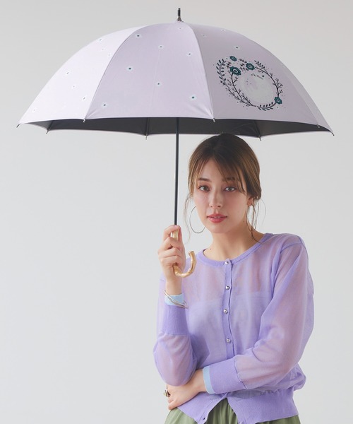 macocca 傘 完全遮光 UVカット100% 日傘 晴雨兼用 ショート傘
