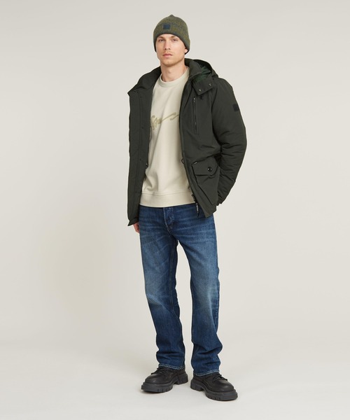 送料込★G-Star★G-Script Logo スウェットシャツ G-STAR RAW トレーナー スウェット CHENILLE G-SCRIPT LOOSE