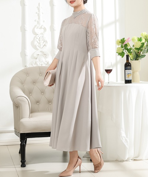 Lace Ladies（レースレディース） ドレス レース ドッキング タック