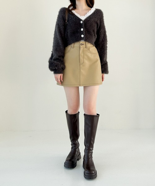 Heather（ヘザー） カーディガン ジュエルボタンカーディガン 150137