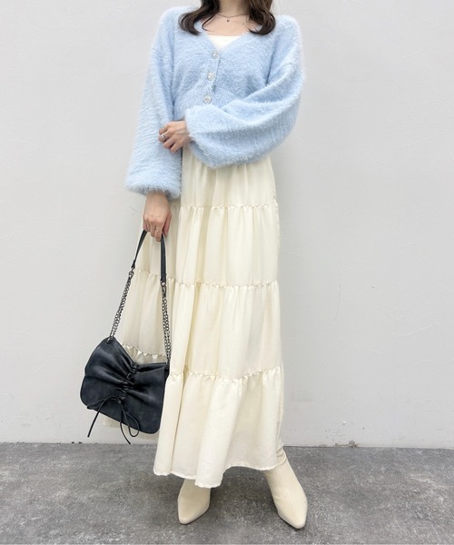 Heather（ヘザー） カーディガン ジュエルボタンカーディガン 150137