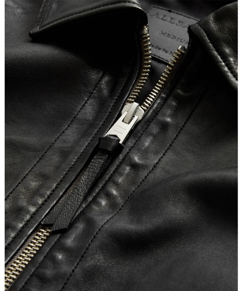 コート ジャケット EROL ZIP UP LEATHER JACKET | EROL ジップ アップ レザー ジャケット メンズの画像