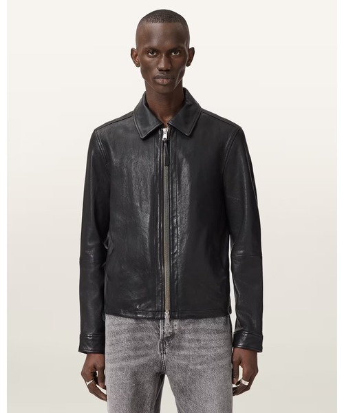 ALLSAINTS（オールセインツ） コート ジャケット EROL ZIP UP LEATHER