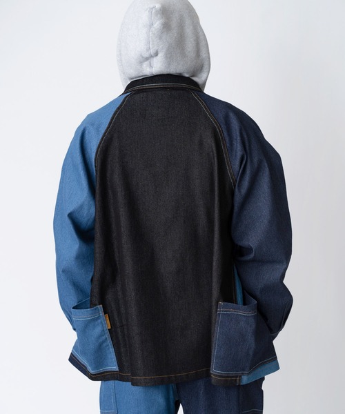 gym master ダークブルー デニムオーバーオール gym master 「gym master」 オーバーオール X-LARGE ダーク
