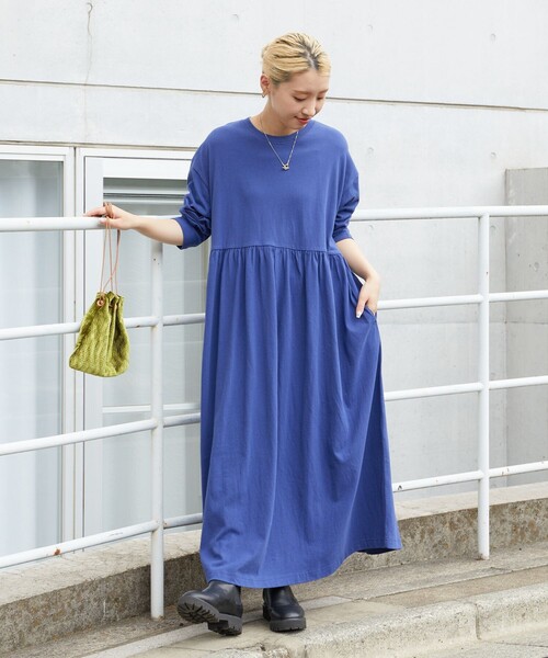 FREAK'S STORE（フリークスストア） 長袖ワンピース SMALL ブルー