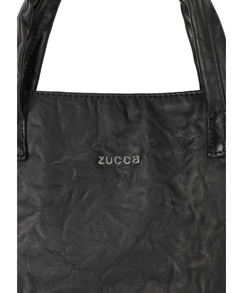 ZUCCa EMBOSS トートバッグ 黒 ズッカ ZUCCa トートバッグ EMBOSSバッグ レディース : ZOZOTOWN Yahoo