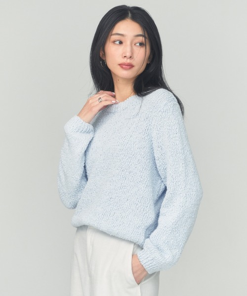 ニット セーター LONG SLEEVE BOM KNIT レディース