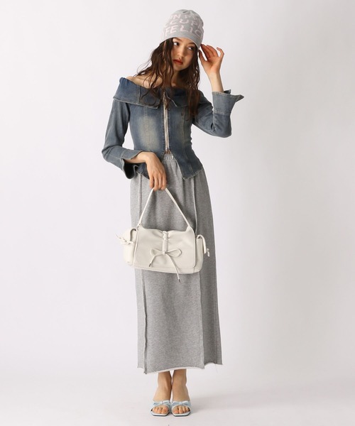 2点まとめ売り2021ssコムコムスカート、2025メッシュカットソー 2点まとめ売り2021ssコムコムスカート、2025メッシュカットソー