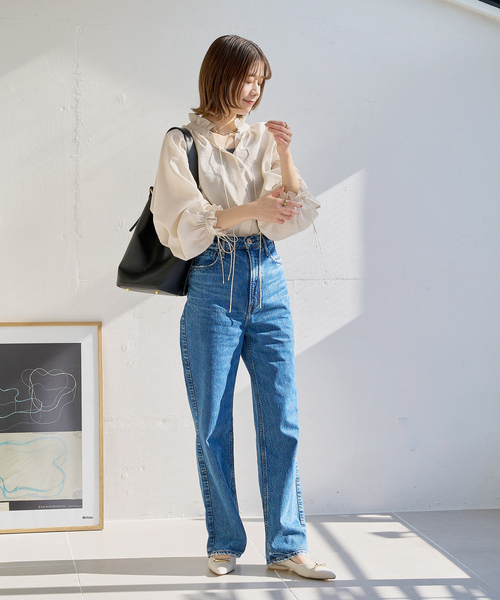 LE TALON 新品☆25.0cmライトブルーシルバー リボンポインテッド LE TALON シューズ ポインテッドダブルメタルリボンフラット
