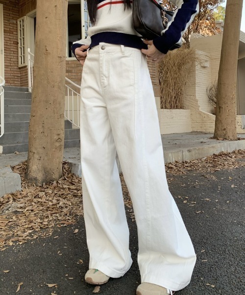 a lot of love パンツ エクストリームワイドパンツ レディース