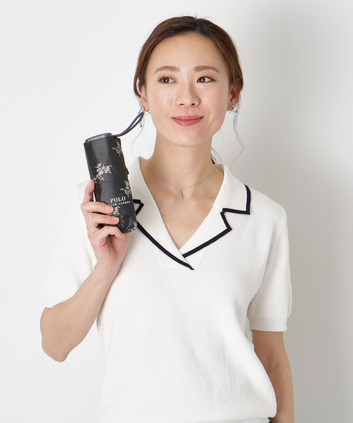 値下げ  ポロ 折りたたみ傘  新品 POLO RALPH LAUREN 折りたたみ傘 遮光 晴雨兼用 自動開閉