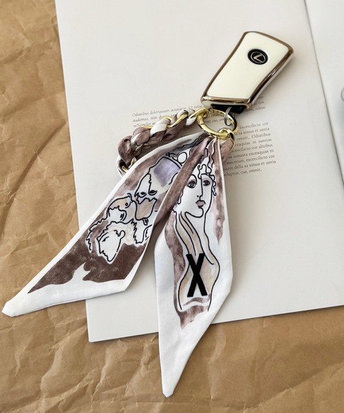 NOLITA LABORATORY チャーム 「 NOLITA / ノリータ 」バッグスカーフ