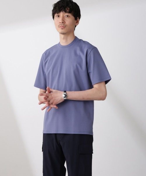 NANO universe tシャツ ジャケT(R) プレミアム クルーネック