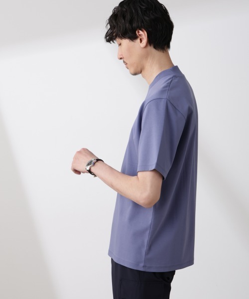 NANO universe tシャツ ジャケT(R) プレミアム クルーネック