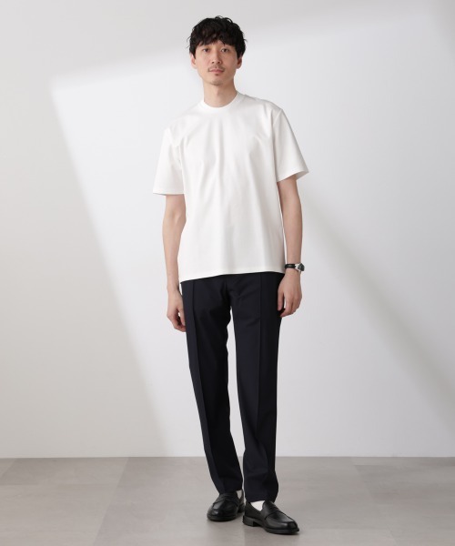 NANO universe tシャツ ジャケT(R) プレミアム クルーネック