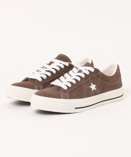 CONVERSE / ONE STAR/ローカットスニーカー/27cm/KHK/スウェード CONVERSE（コンバース） スニーカー 「ONE STAR / STAR＆BARS」ONE
