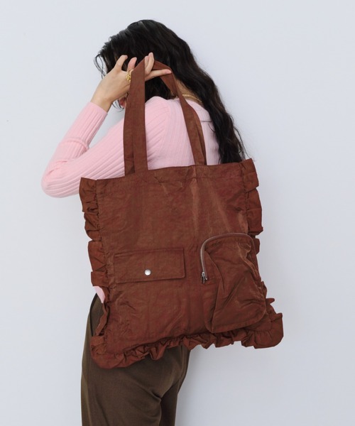 Shelly island（シェリーアイランド） トートバッグ アウトポケット