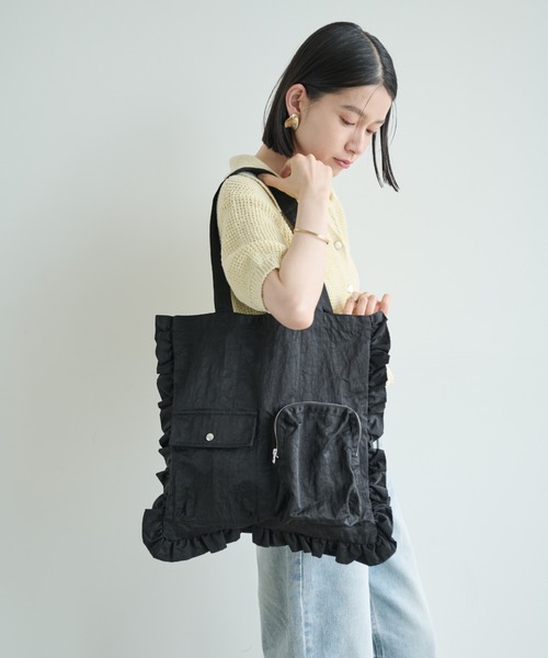 Shelly island（シェリーアイランド） トートバッグ アウトポケット