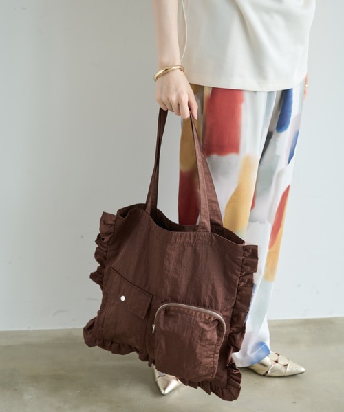 Shelly island（シェリーアイランド） トートバッグ アウトポケット