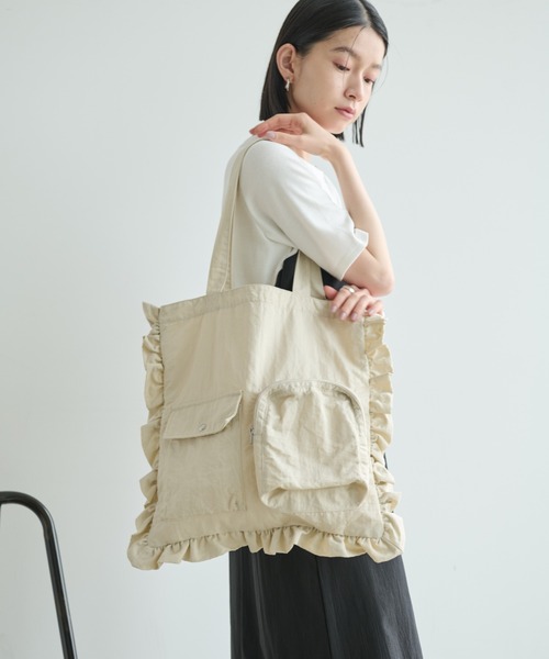 Shelly island（シェリーアイランド） トートバッグ アウトポケット