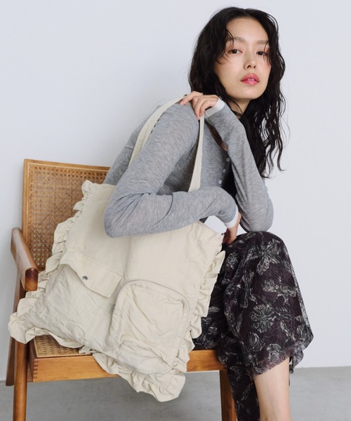 Shelly island（シェリーアイランド） トートバッグ アウトポケット