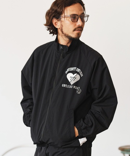 ジャケット・アウター 55-39-77 seventy seven ナイロンジャケット mj10651-nylon training jacket