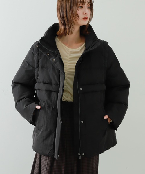 SENSE OF PLACE by URBAN RESEARCH ダウンジャケット ONE アイボリー