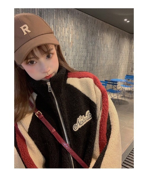 「DEVICE」 ジップアップブルゾン FREE ブラック レディース_画像7