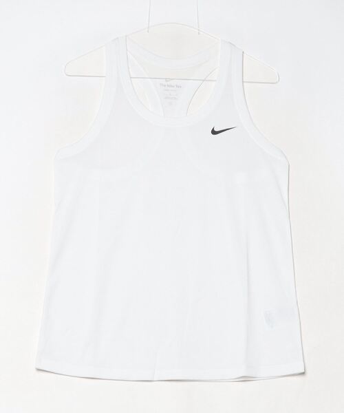 Nike レディース　タンクトップとショーツセット ホワイト　xsサイズ　美品 675423000101.jpg