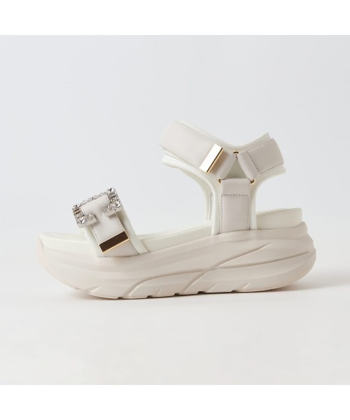ジュエルバックルサンダル diana サンダル ジュエルバックルサンダル レディース