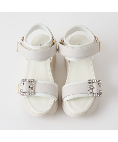 diana サンダル ジュエルバックルサンダル レディース