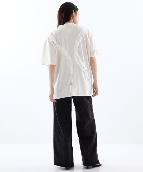 tシャツ 「HOUGA/ホウガ」wave T/Tシャツ レディース HOUGA tシャツ 「HOUGA/ホウガ」wave T/Tシャツ レディース