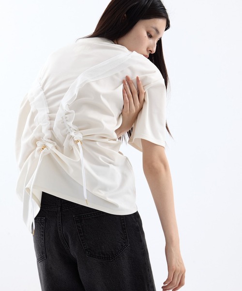 HOUGA（ホウガ） tシャツ 「HOUGA/ホウガ」wave T/Tシャツ レディース