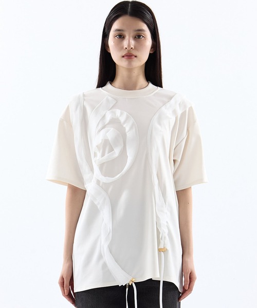 tシャツ 「HOUGA/ホウガ」wave T/Tシャツ レディース HOUGA tシャツ 「HOUGA/ホウガ」wave T/Tシャツ レディース