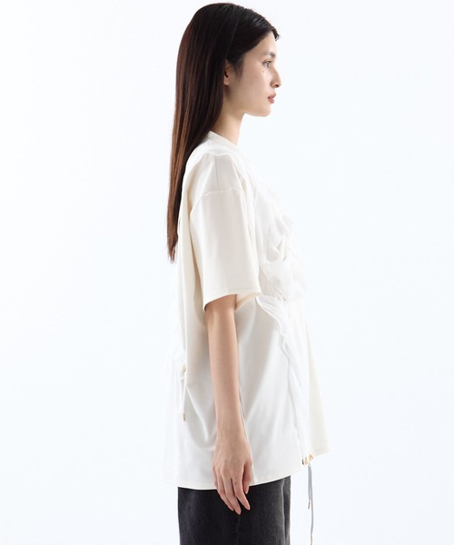 tシャツ 「HOUGA/ホウガ」wave T/Tシャツ レディース HOUGA tシャツ 「HOUGA/ホウガ」wave T/Tシャツ レディース