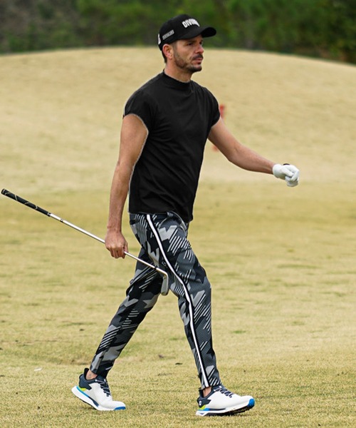 DIVINER GOLF ゴルフ 「DIVINER GOLF」攻め袖 モックネックT