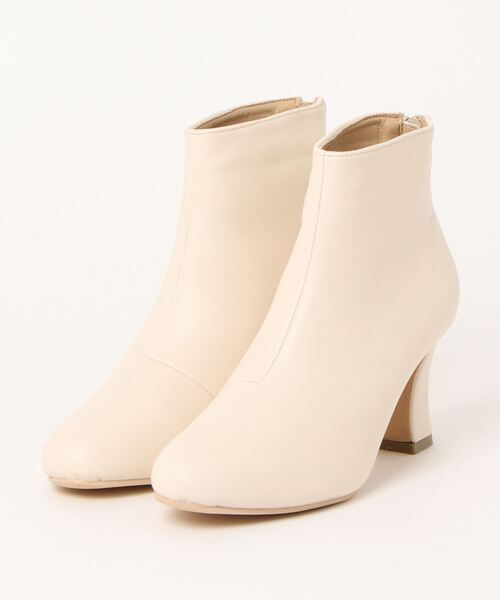 「minia」 ショートブーツ L アイボリー レディース_画像5