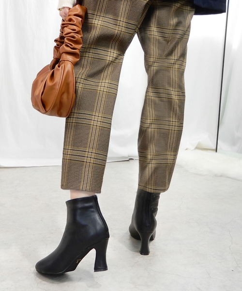 「minia」 ショートブーツ L アイボリー レディース_画像9