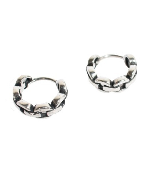 ピアス 「H.O.V」LINK HOOP PIERCE/リンク フープ レディース