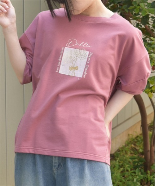 tシャツ 半袖 プリントコクーントレーナー レディース | axes femme | 02