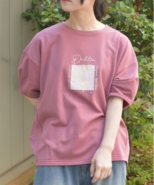 tシャツ 半袖 プリントコクーントレーナー レディース | axes femme | 03