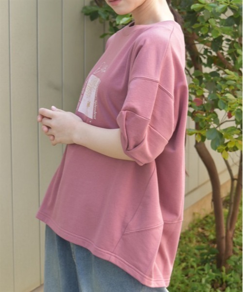tシャツ 半袖 プリントコクーントレーナー レディース | axes femme | 07