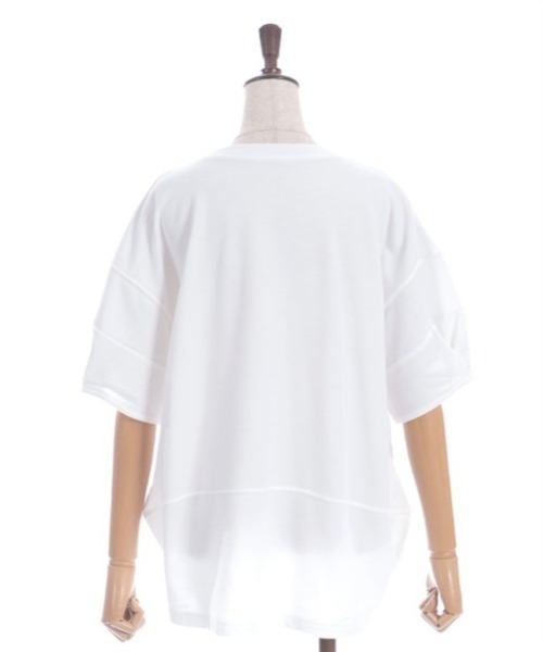 tシャツ 半袖 プリントコクーントレーナー レディース | axes femme | 20