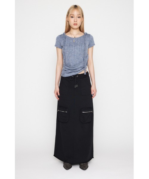 LAGUA GEM WASH VINTAGE ロングスカート ラグアジェム　s LAGUA GEM スカート WASH SWEAT ロングスカート : ZOZOTOWN
