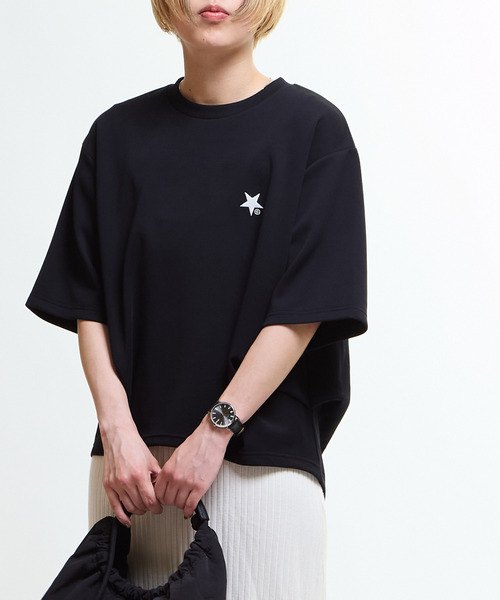 tシャツ OVERSIZED SIDE TUCK TEE レディース