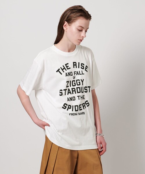tシャツ 「ASTRAET」D/BOWIE ZIGGY プリントTシャツ レディース