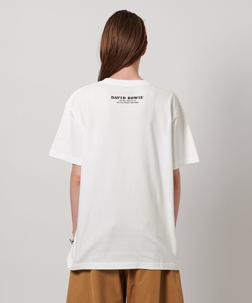 tシャツ 「ASTRAET」D/BOWIE ZIGGY プリントTシャツ レディース ASTRAET tシャツ 「ASTRAET」D/BOWIE ZIGGY プリントTシャツ