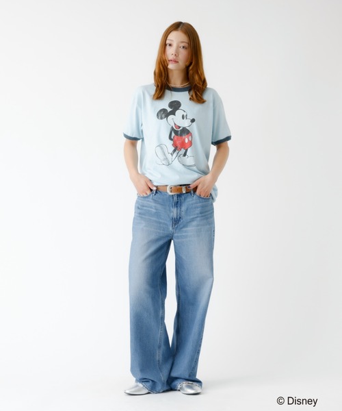tシャツ 追加「JOHNBULL/ジョンブル」MICKEY MOUSE / ミッキーマウス /  プリントTシャツ / リンガーTシャツ / 半袖「W Johnbull tシャツ 追加「JOHNBULL/ジョンブル」MICKEY MOUSE